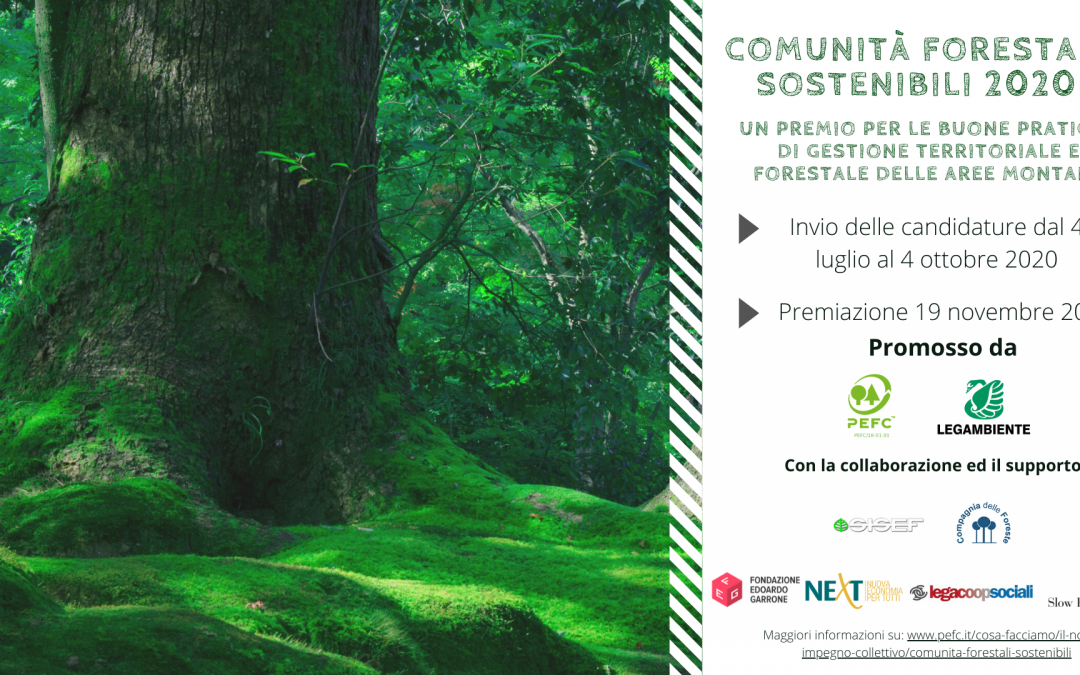 Premio Comunità Forestali Sostenibili 2020